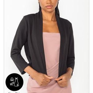 Cropped Blazer-Eclipse Brand-Size XS